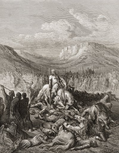 Glorious Death of Jacques de Maille Marshal of the Temple, Illustration from 